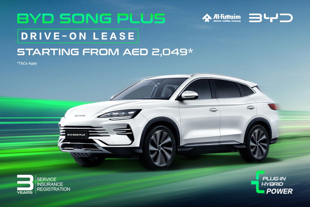 BYD SONG Plus Drive-On Lease plan