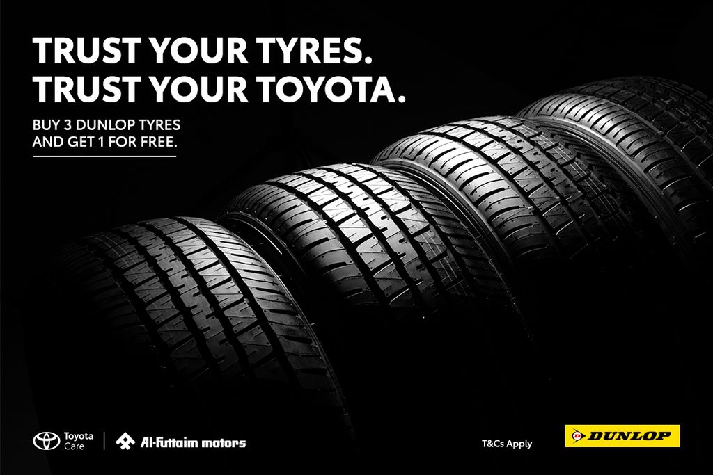 Trust your tyres. Trust your Toyota.