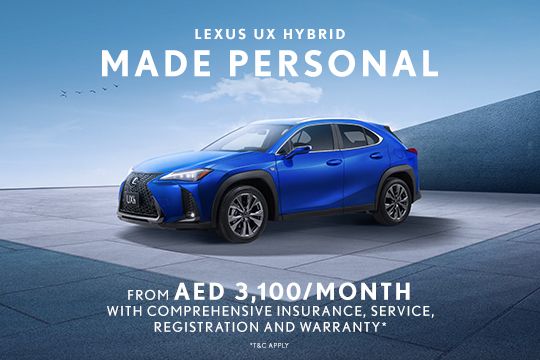 Exclusive benefits with the Lexus UX Hybrid