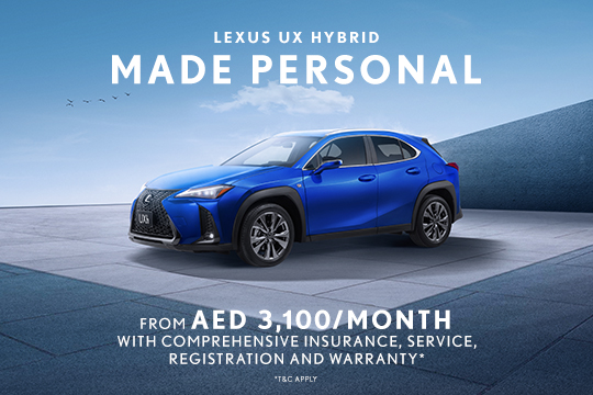 Exclusive benefits with the Lexus UX Hybrid