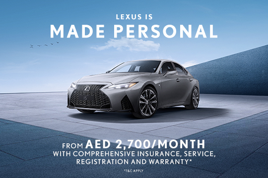 Exclusive benefits with the Lexus IS