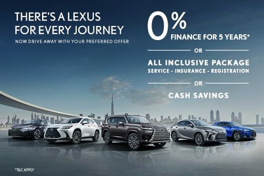 Drive away with your preferred offer with our Lexus Collection