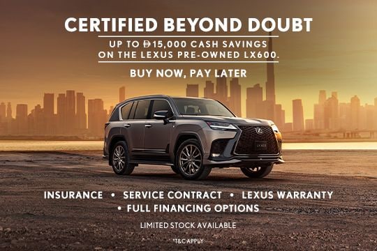 Certified by Lexus Pre-Owned LX600