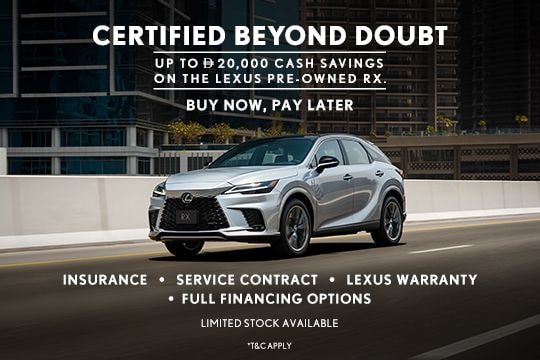 Certified by Lexus Pre-Owned RX