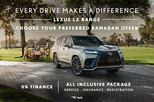 Exclusive benefits with the Lexus LX range