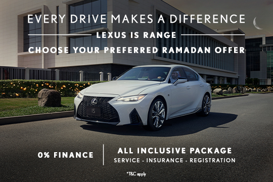 Exclusive benefits with the Lexus IS range