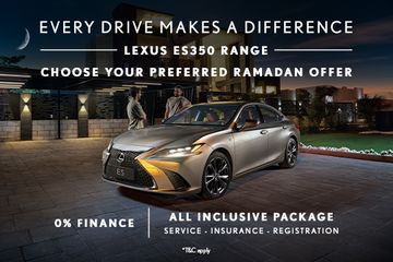 Exclusive benefits with the Lexus ES 350 range