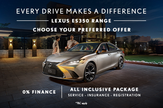 Exclusive benefits with the Lexus ES 350 range