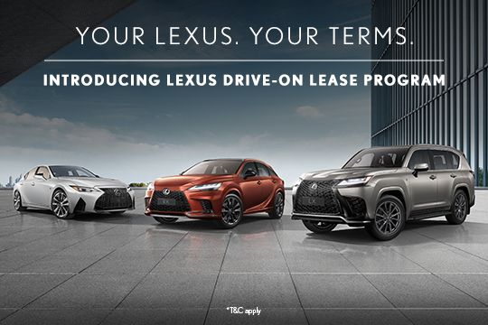 Lexus Leasing Program - Drive-On Lease | Lexus UAE