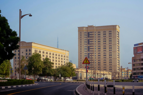 Cityscape of Dubai with Buildings and Skyline