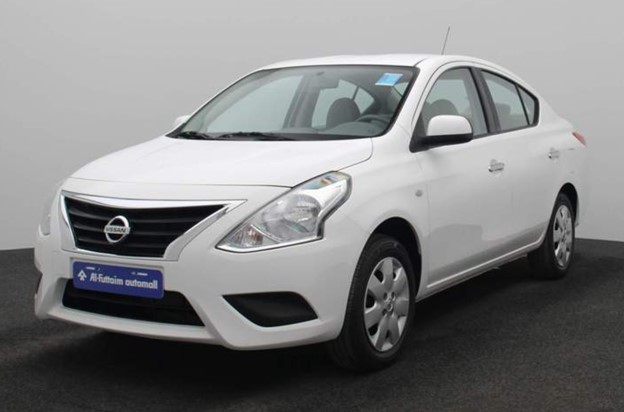 A White Nissan Sunny