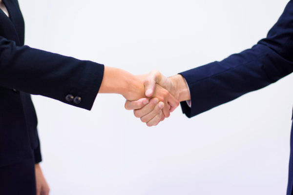 people shaking hands