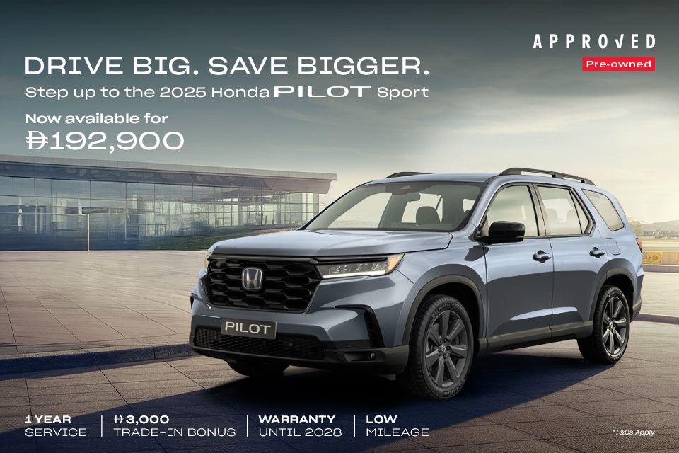 Get your Approved Pre-owned Honda Pilot 2025 with Exclusive benefits