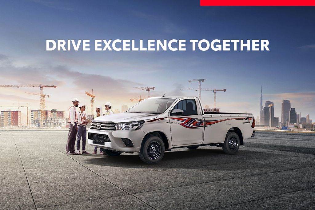 Drive excellence together with Toyota Hilux