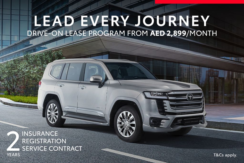 Drive-on lease program from AED 2,899/MONTH