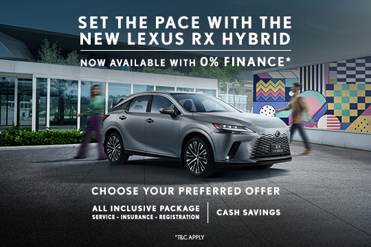 Exclusive benefits with the Lexus RX Hybrid