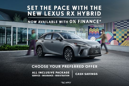 Exclusive benefits with the Lexus RX Hybrid