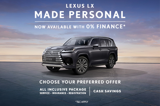 Exclusive benefits with the Lexus LX600