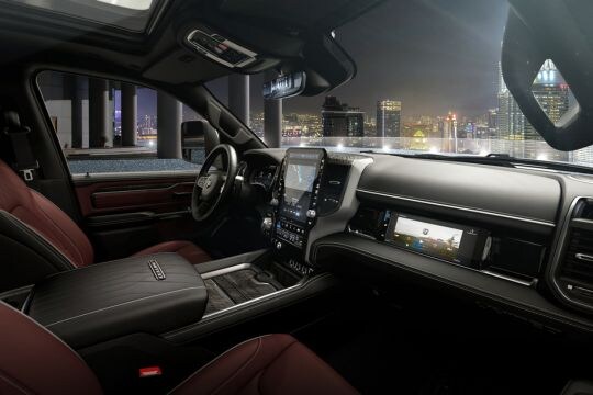 RAM engine with hood open to show how to keep your engine from overheating